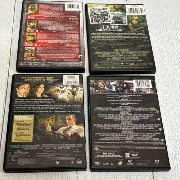 Movie Night Action & Adventure DVD Lot Platoon, Sniper, Lethal Weapon + More - Picture 9 of 13
